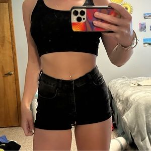 Black Pacsun Jean Shorts